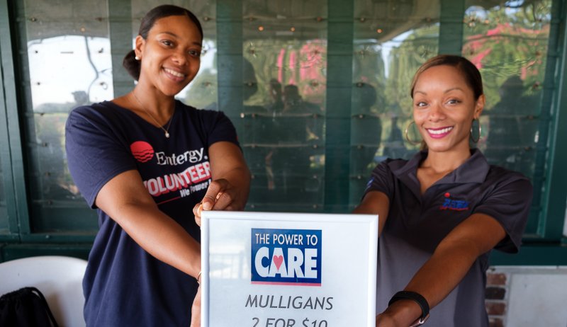 Sharnelle Allen and Brandiace Harrison sell second chances to golfers. Sharnelle Allen and Brandiace Harrison sell second chances to golfers.