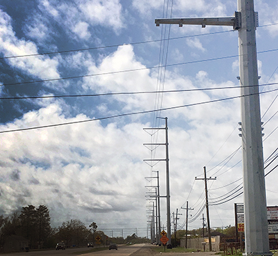 Transmission project enhances service for Plaquemines Parish customers.