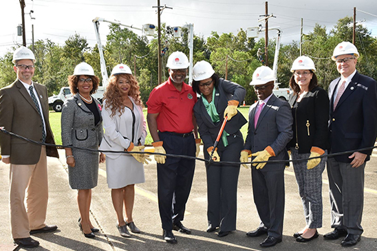 Entergy New Orleans & Delgado Community College Wire Cutting Ceremony