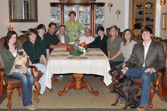 Eddie (fifth from left) is motivated to live and work safely by his family. Eddie (fifth from left) is motivated to live and work safely by his family.