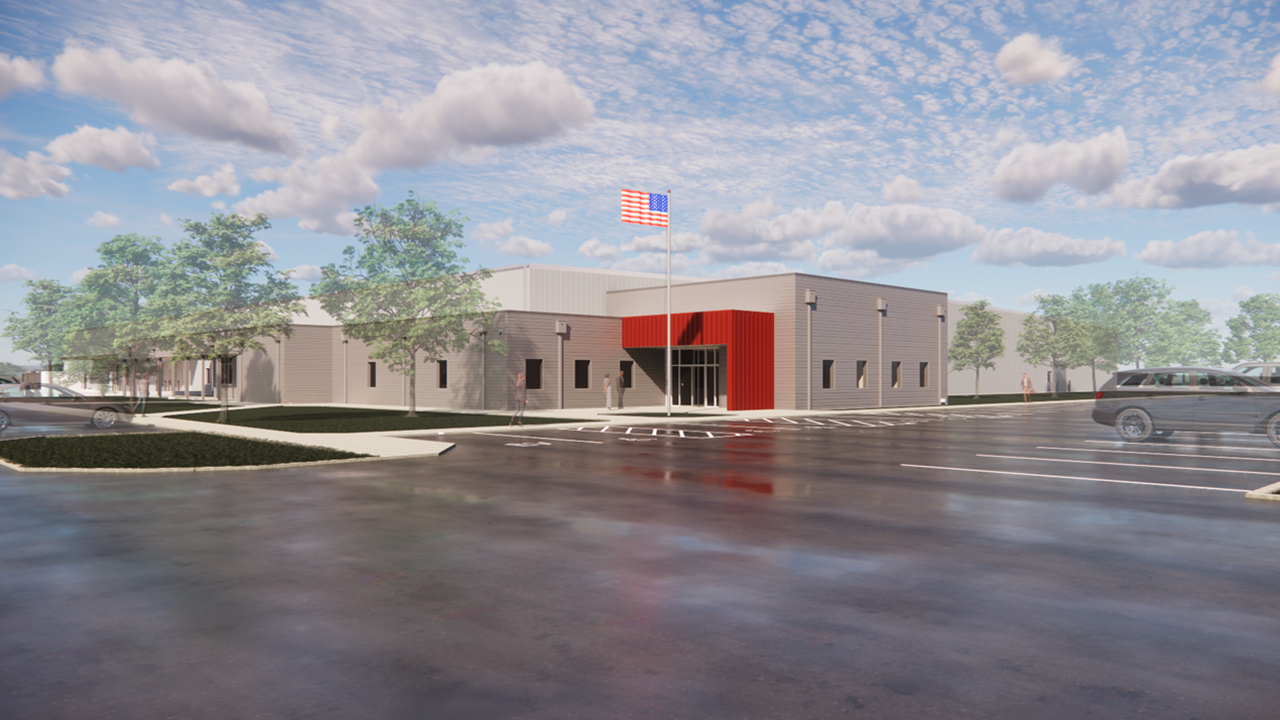 Construction will begin soon on Entergy's newly re-designed building. Rendering courtesy of Cooke Douglass Farr Lemons  Architects + Engineers PA