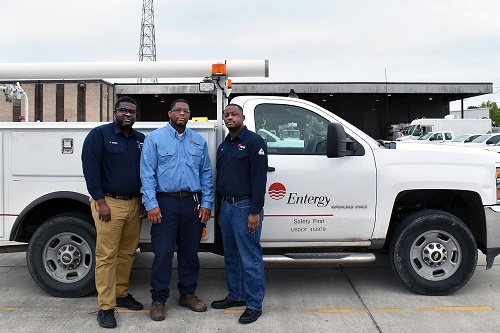 Pictured from left to right: Jamison Jones, Kevin August, and Derek Calvin