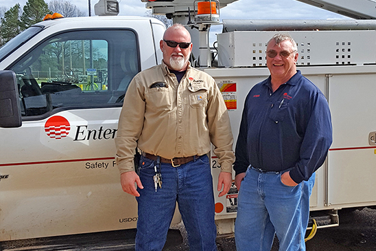 Magnolia, Arkansas, Servicemen Terry Harrison and Phillip Knapp.