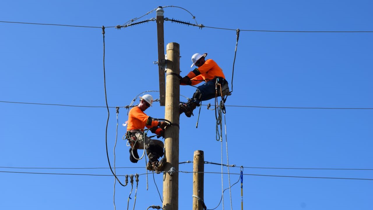 A competition for apprentice and journeyman linemen, the Rodeo includes events that test the skills they use in the field when restoring power for customers.