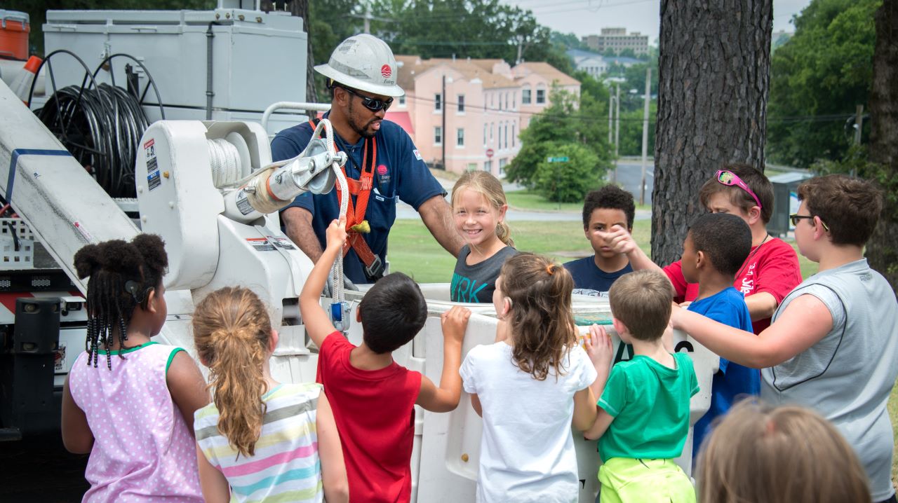 Entergy is committed to growing healthy, educated and productive communities. Entergy is committed to growing healthy, educated and productive communities.