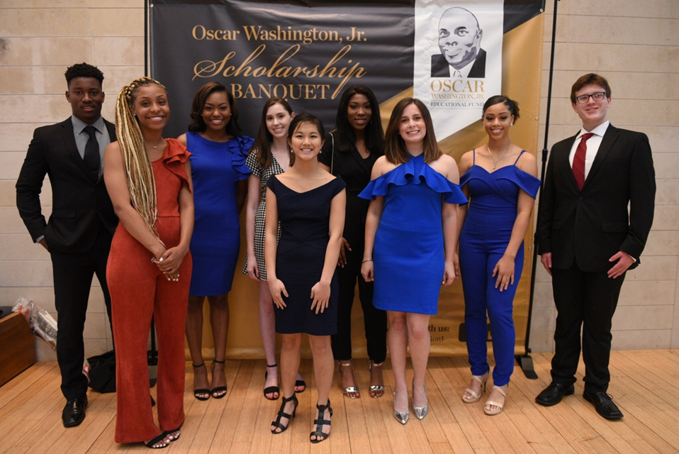 Oscar Washington Jr. Educational Fund Scholarship recipients were honored during a ceremony at the William J. Clinton Presidential Library in Little Rock. Oscar Washington Jr. Educational Fund Scholarship recipients were honored during a ceremony at the William J. Clinton Presidential Library in Little Rock.