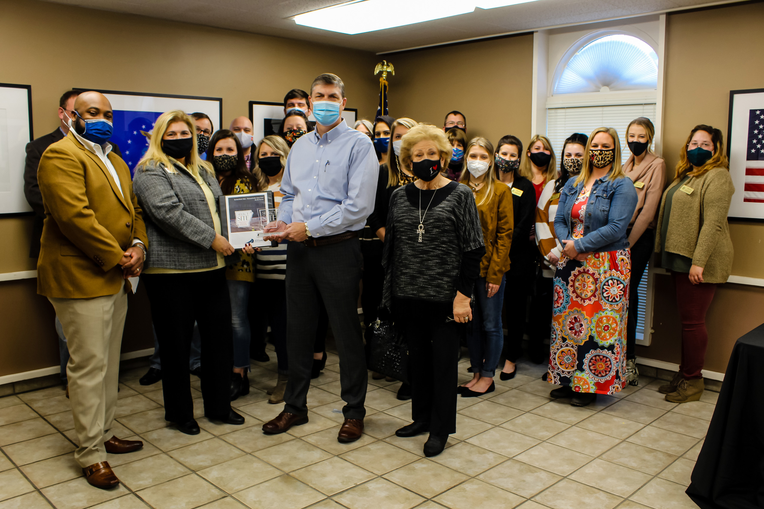 ENTERGY ARKANSAS REPS PRESENT GRANT AWARD FOR RUSSELLVILLE SELECT SITE CERTIFCATION