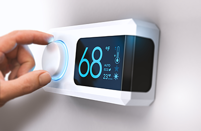 Set your thermostat at 68 degrees in winter for optimum comfort and savings. Set your thermostat at 68 degrees in winter for optimum comfort and savings.