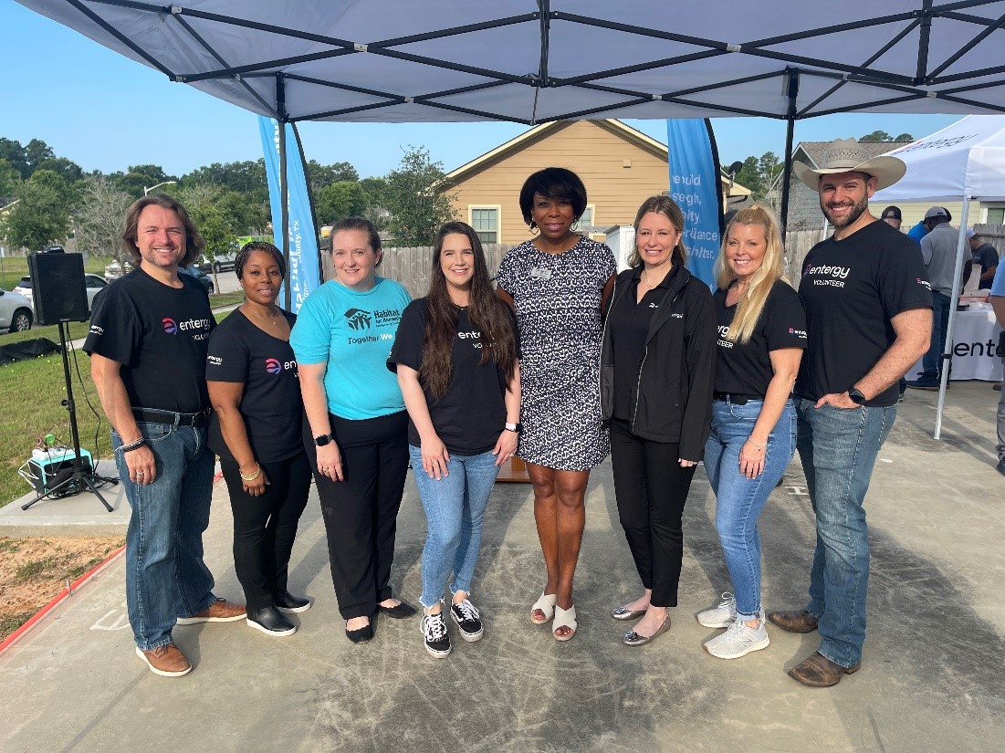 entergy texas and habitat for humanity of montgomery county, tx teamed up to help residential customers save energy and money. 