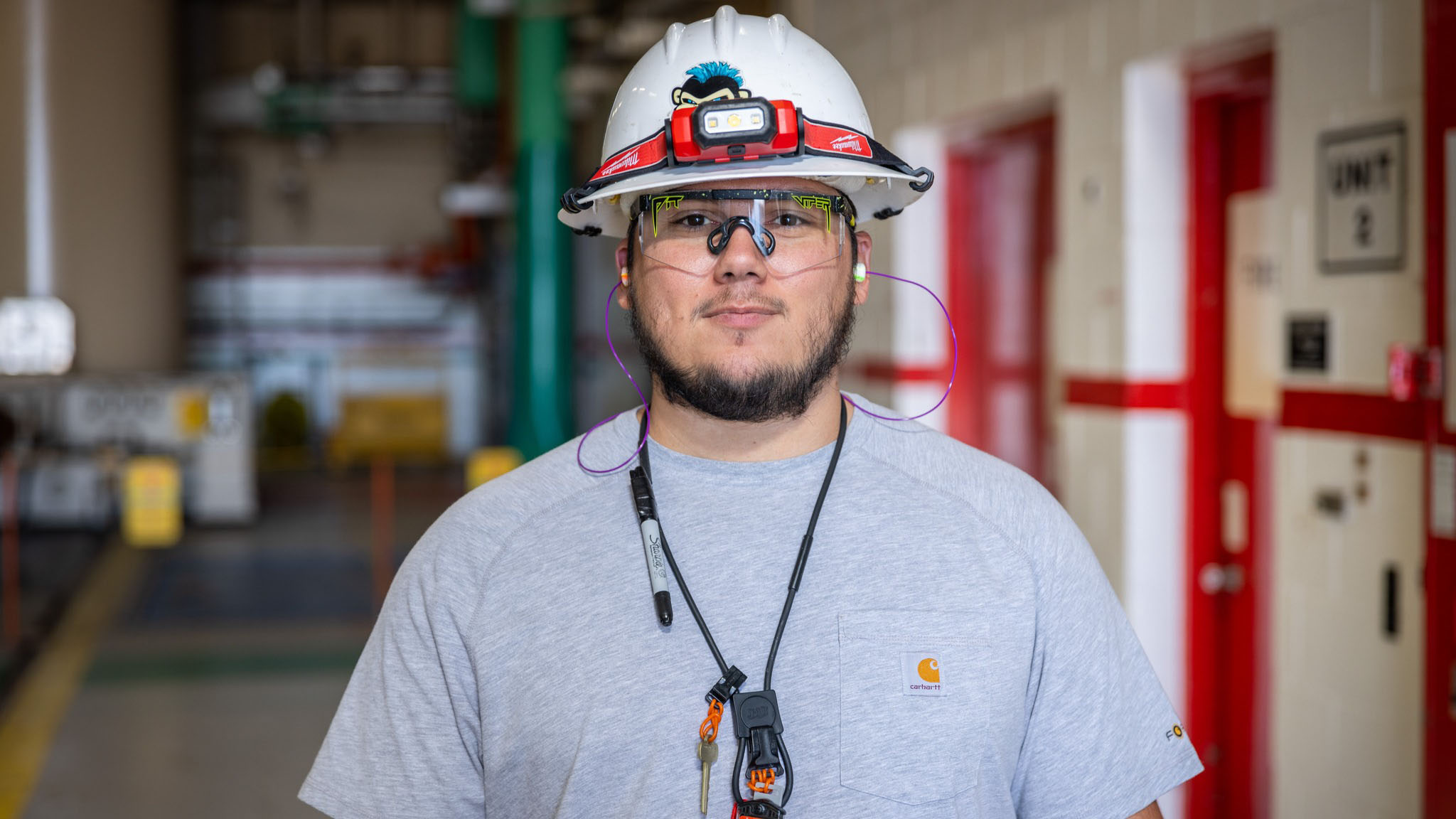 Mason Berry is a journeyman instrumentation and controls technician at Arkansas Nuclear One.