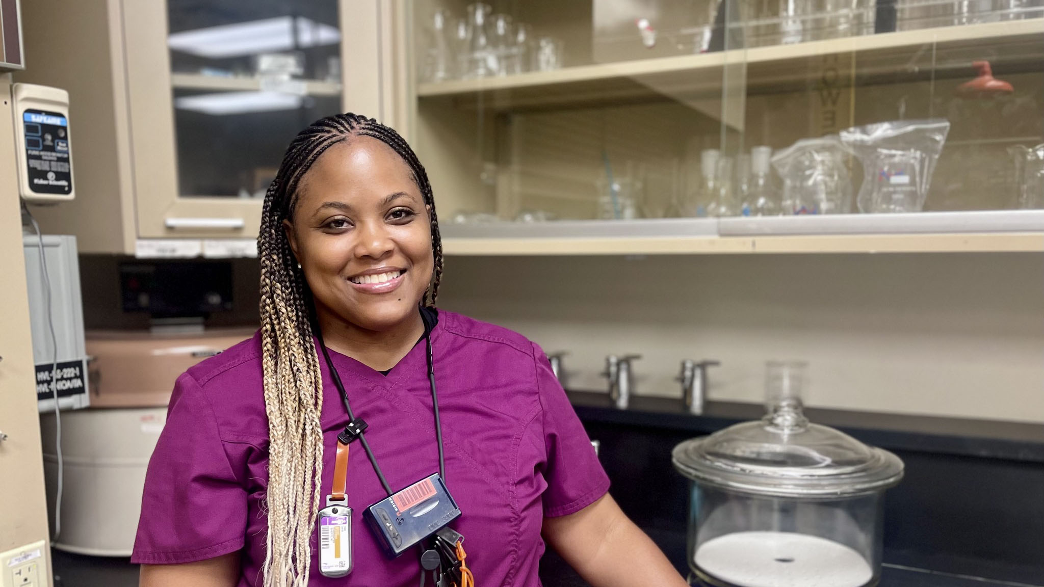Sheryl Carpenter is a nuclear chemistry technician at River Bend Station
