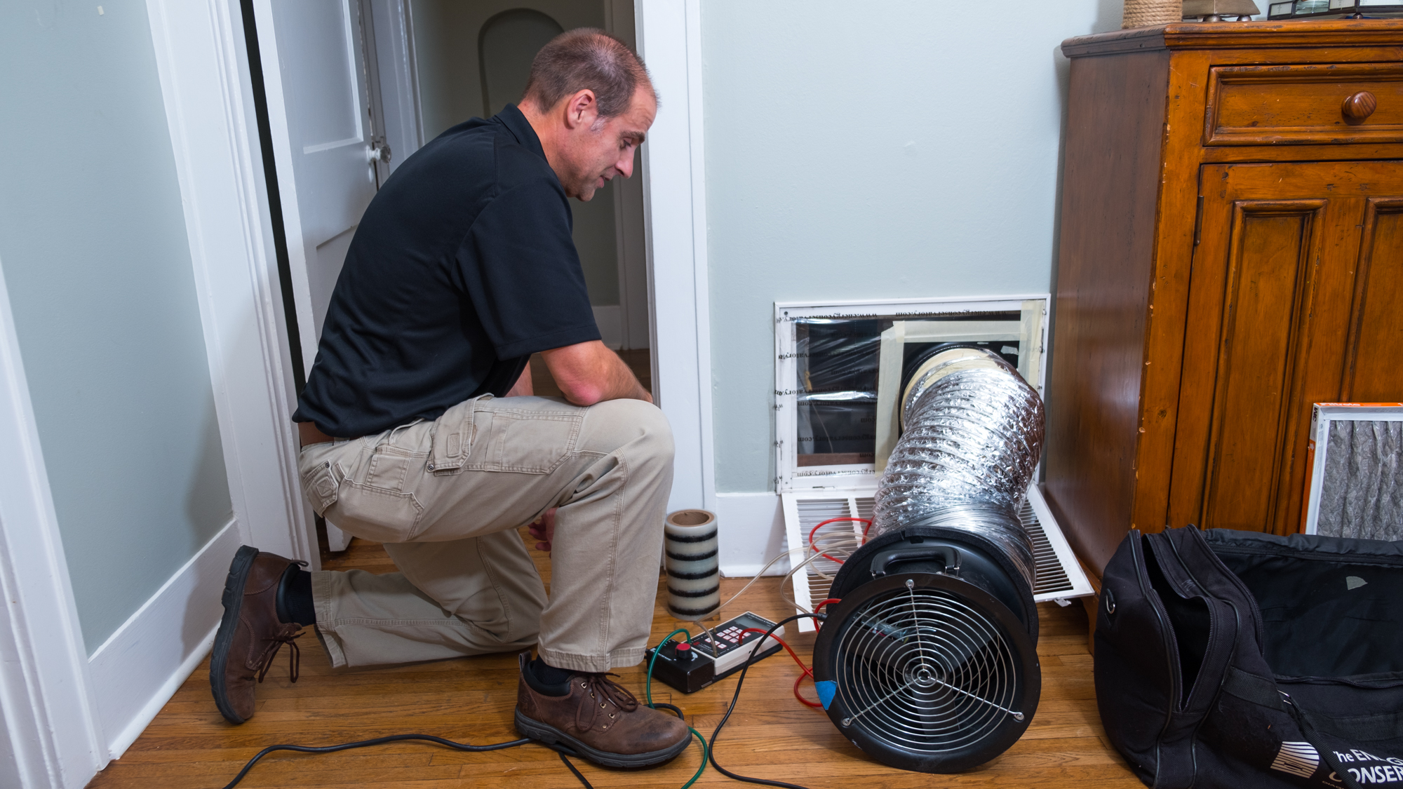 Leaky ducts are a good way to waste energy. A home energy audit will find those leaks. 