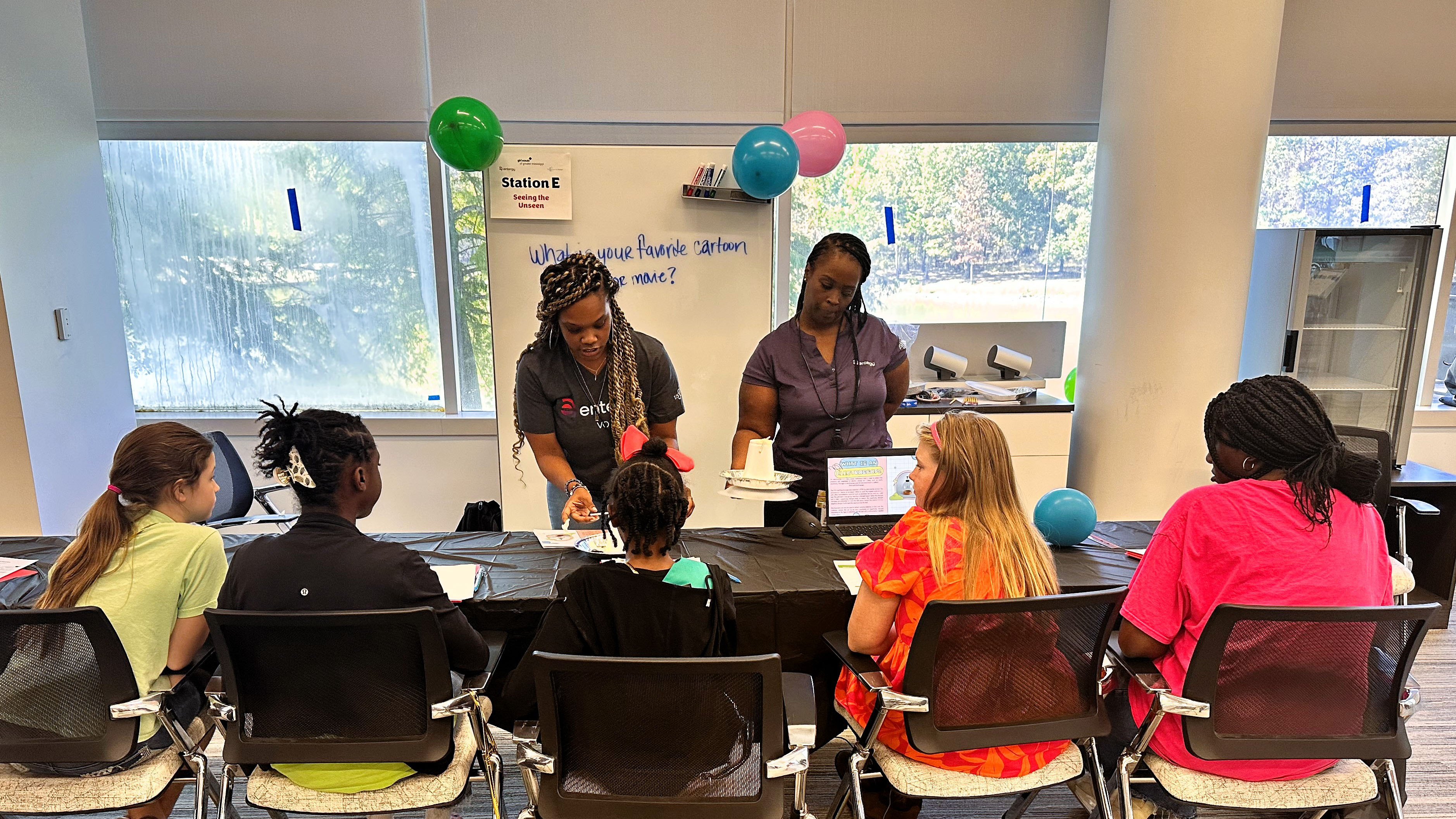 Headquarters hosts Girl Scouts troops