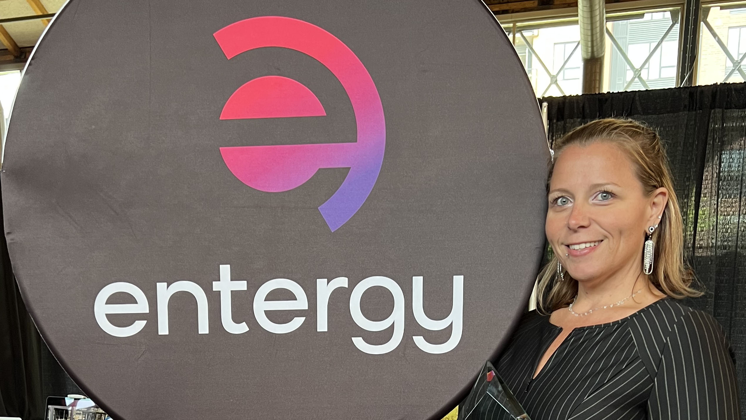 Ashleigh Lyons, an Entergy Nuclear project controls specialist
