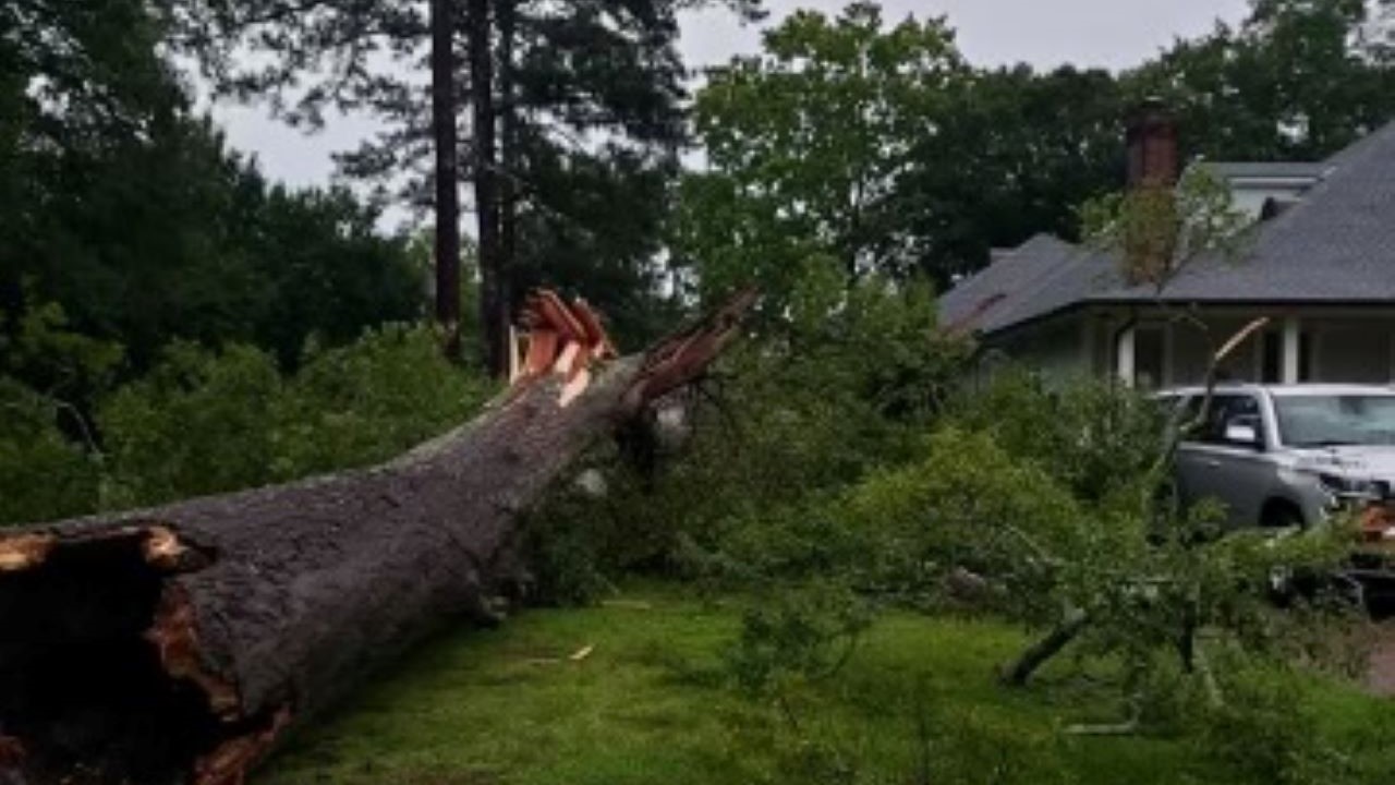 Damages in Brookhaven, Mississippi