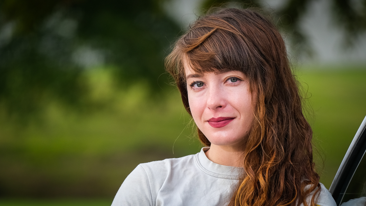 Sara Russell-Lingo, Entergy Arkansas' first female lineworker. 