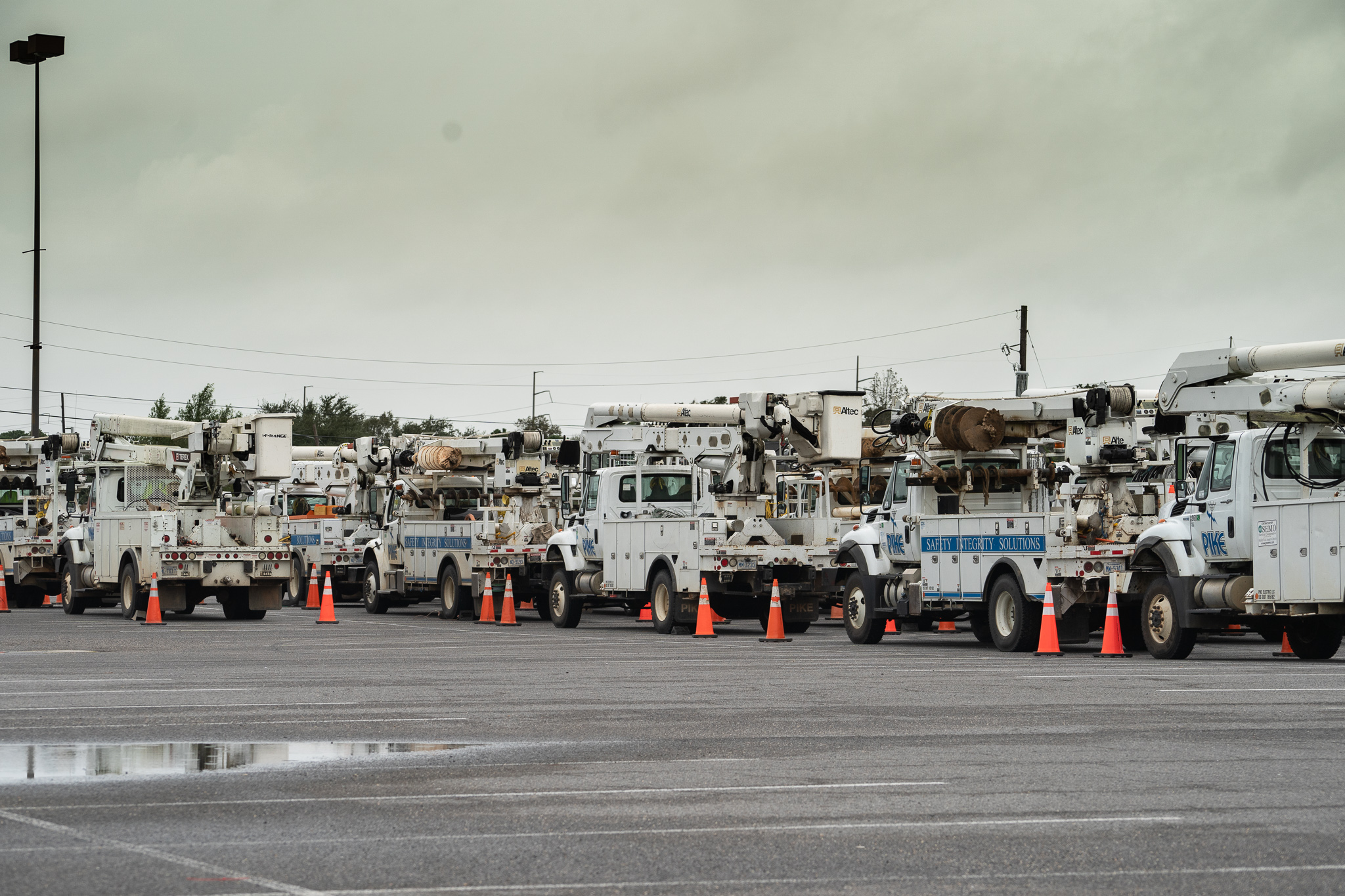 Staging area in Kenner, La.