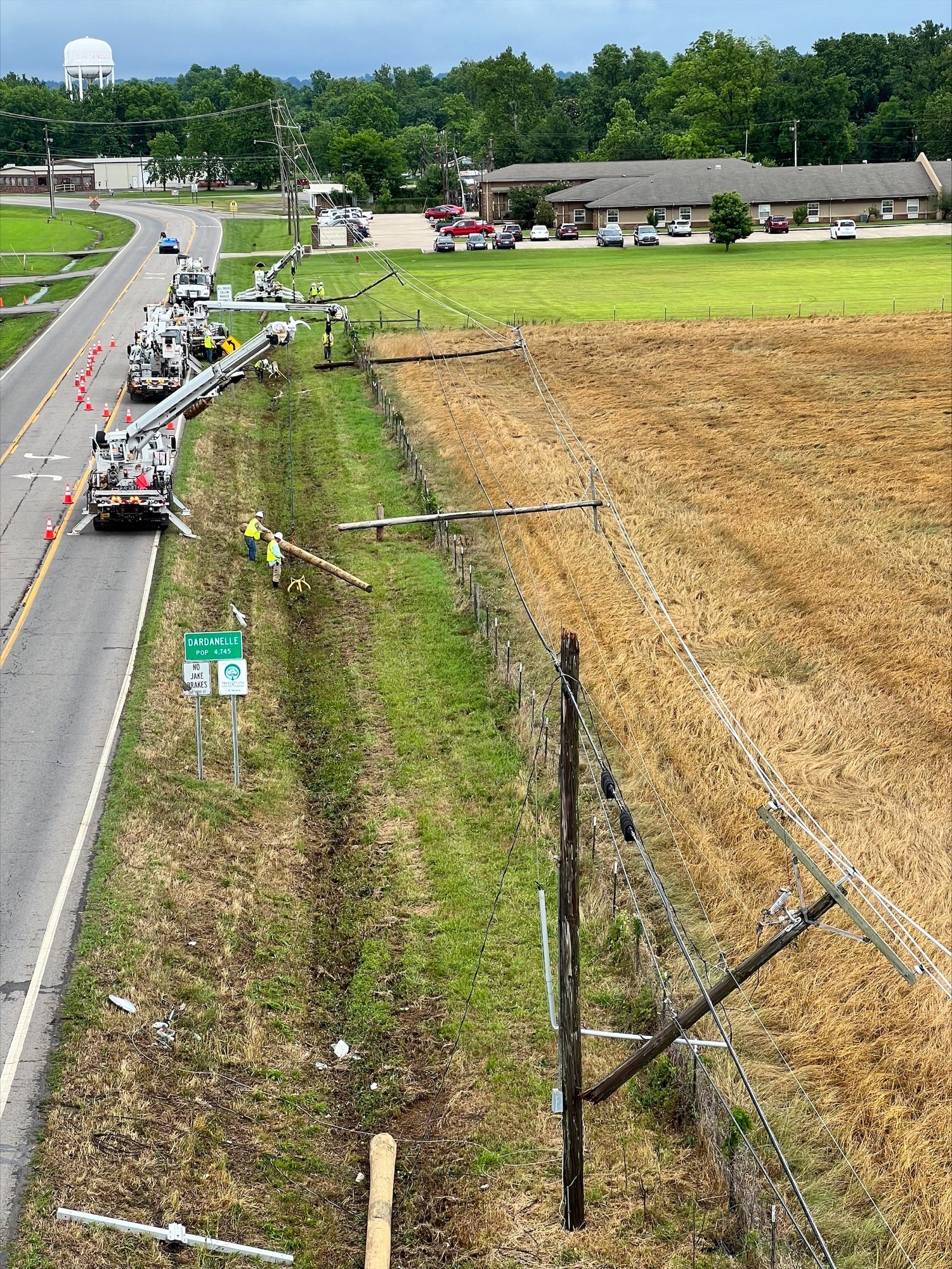 Damages in Dardanelle