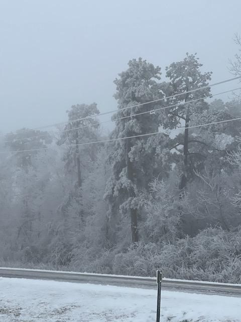 Freezing rain accumulations cause widespread outages.