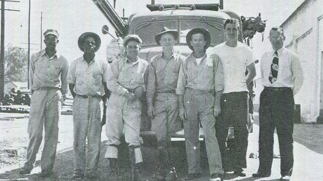 The Greenville Fitzgerald crew in 1959